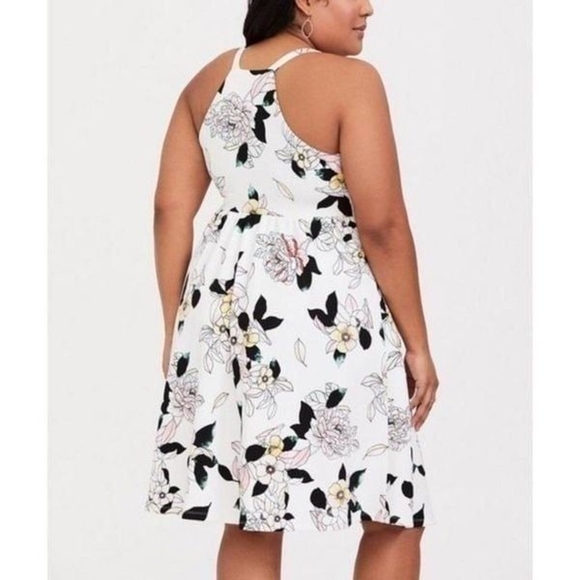 Torrid Textured Knit Skater Dress - Picture 2 of 4